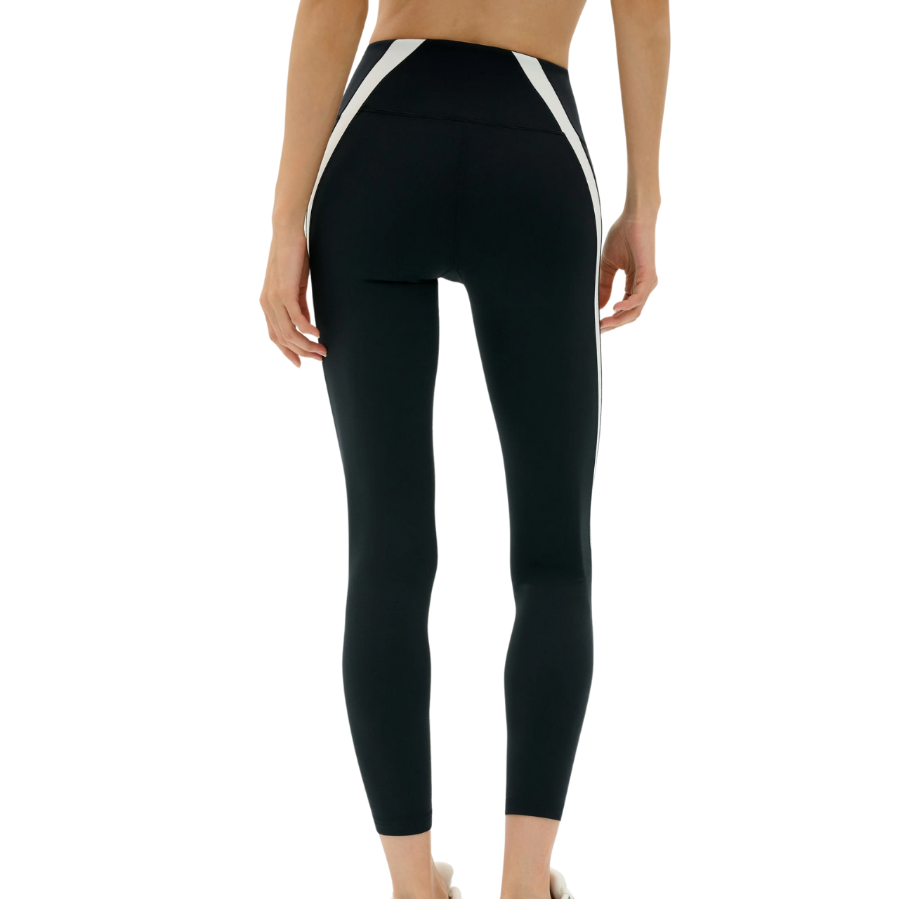 Miles High Waist Rigor 7/8 Black/White