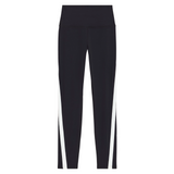 Miles High Waist Rigor 7/8 Black/White