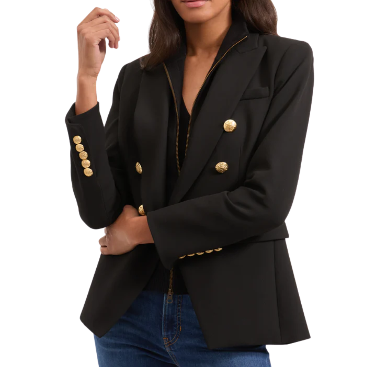 Miller Dickey Jacket Black Gold