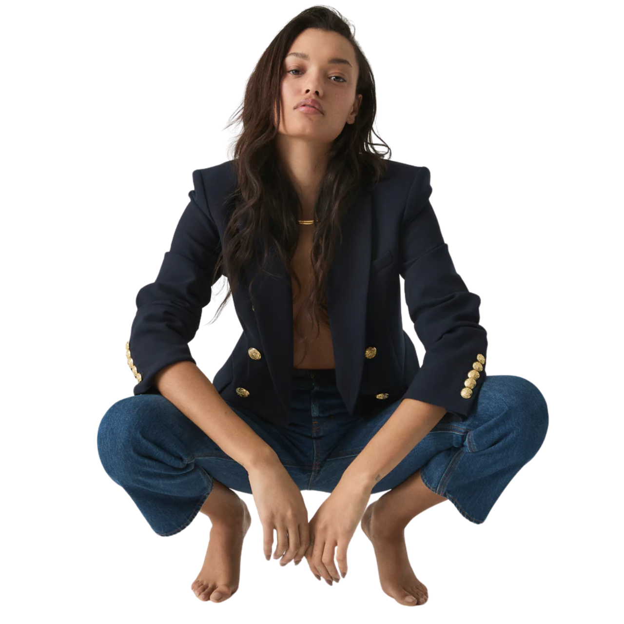 Miller Dickey Jacket Navy Gold