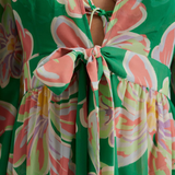 Mimmi Tie-Front Chiffon Beach Dress