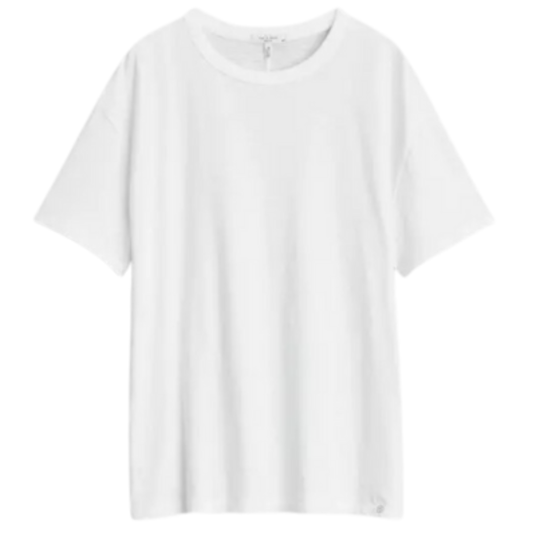 Mini Slub Boyfriend Tee White