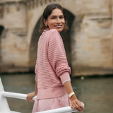 Morwenna Rose Knit Half Zip Sweater