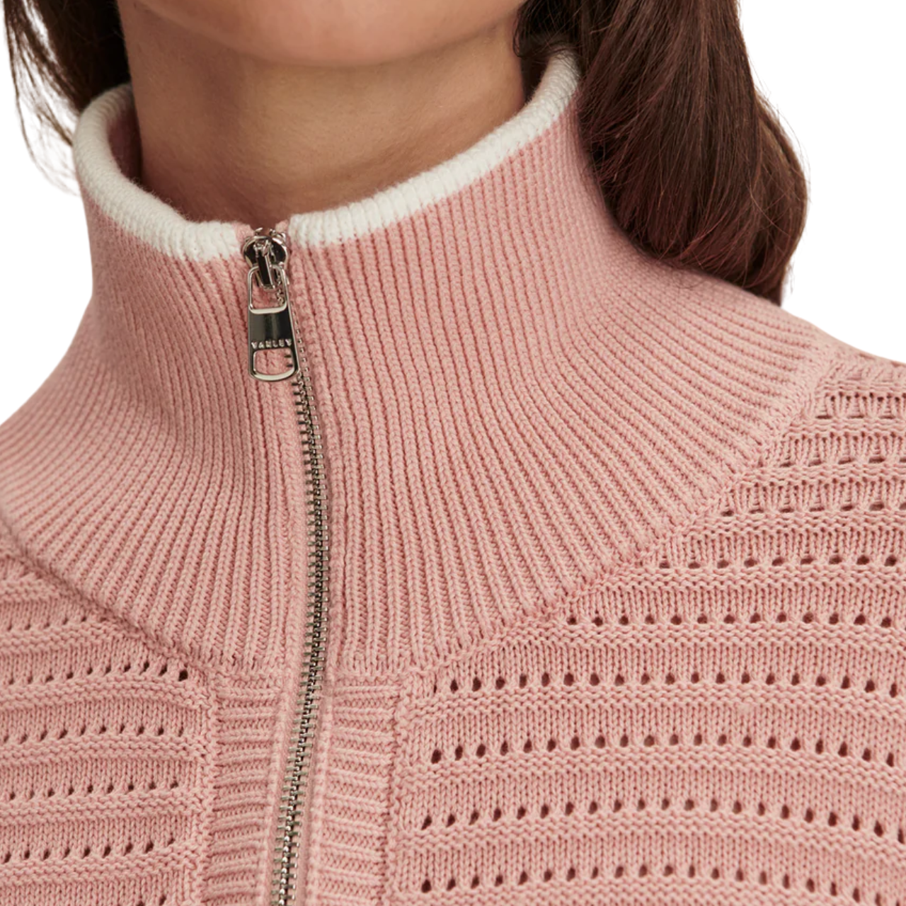 Morwenna Rose Knit Half Zip Sweater