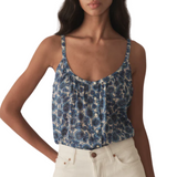 Nalina Top Bleu Fleur
