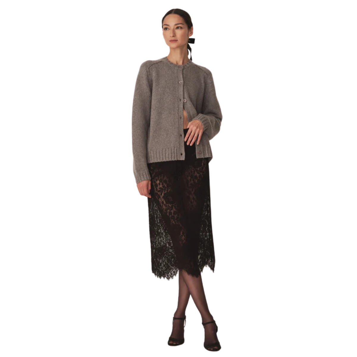 Nandi Skirt Lace Black