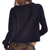 Nocturnal Solid Cardi Velvet Black