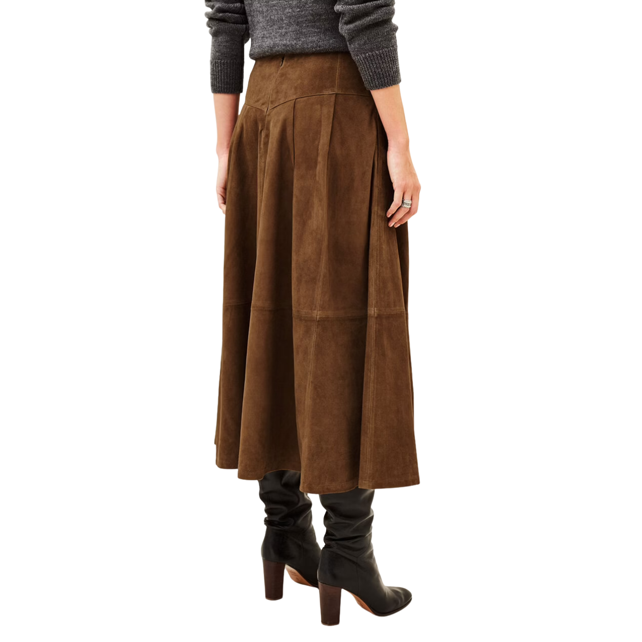 Nolly Suede Skirt Terre