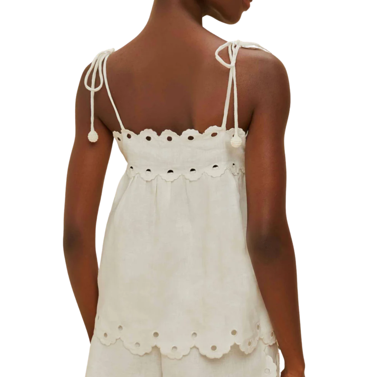 Off White Flowers S/Less Blouse