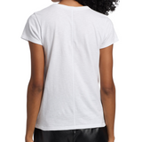 Ombre Stud Tee White
