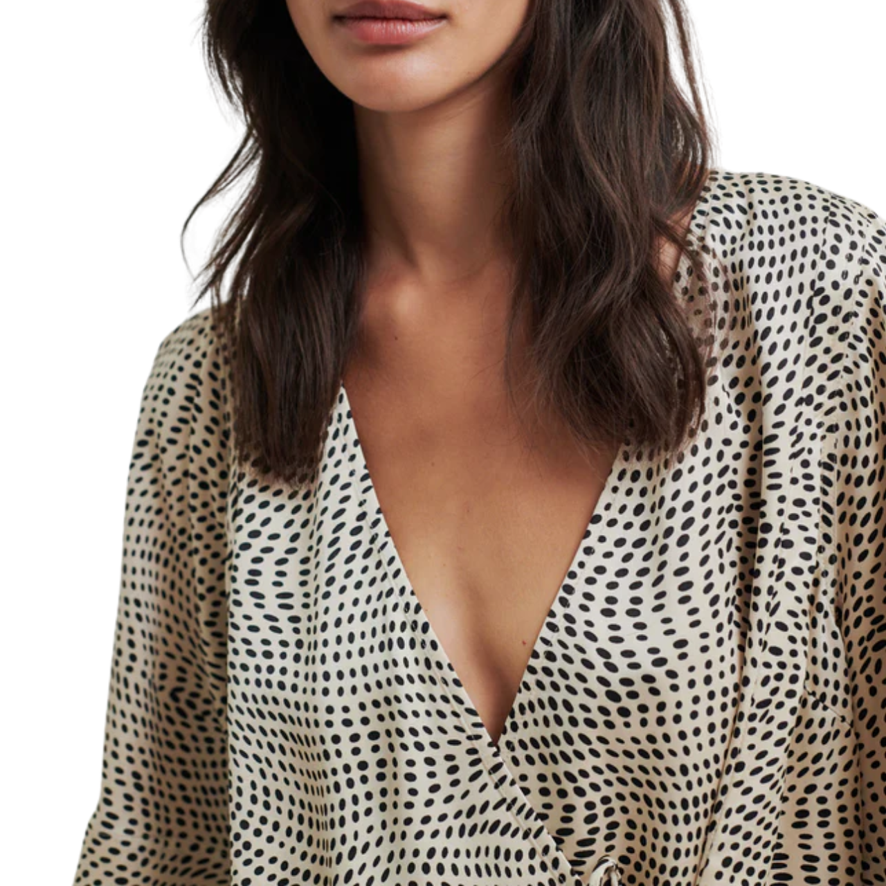Peri Wrap Blouse Summer Sand