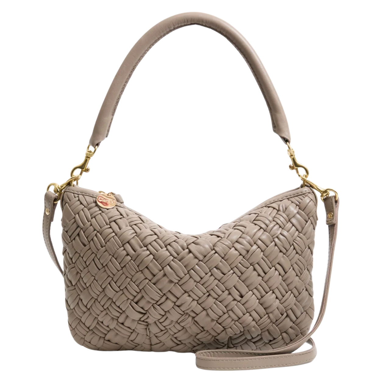 Petit Moyen Messenger Puffy Woven Dove Grey