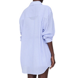 Plaza Shirt Blue & White Stripe