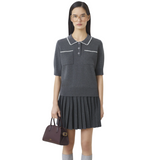 Polka Knit Grey