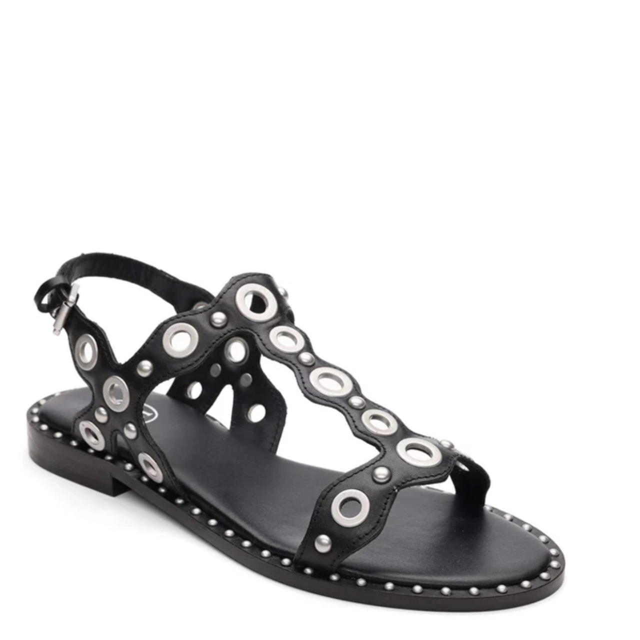 Pop Up Black Sandals