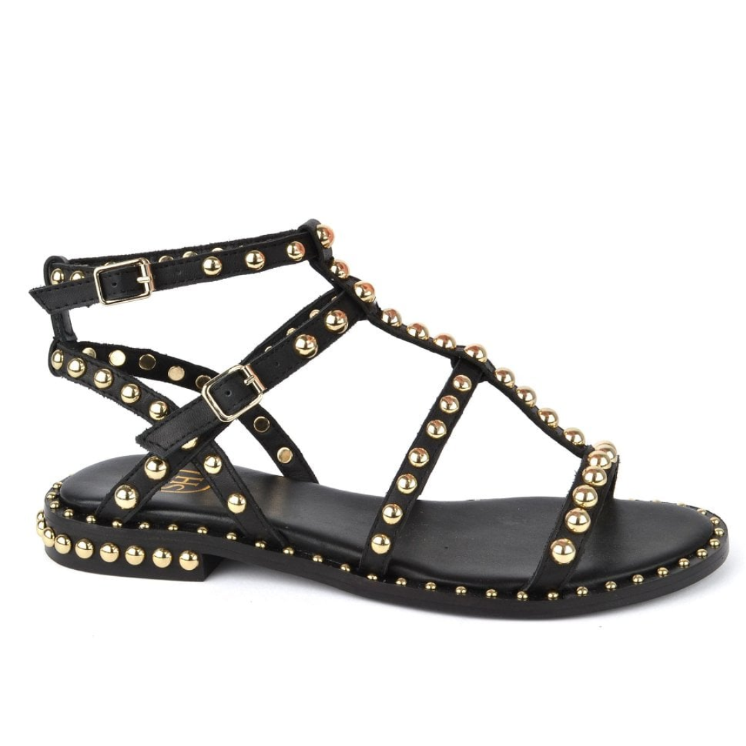 Precious Bis Sandal Black-Gold