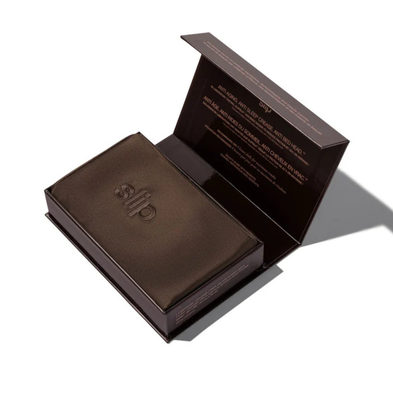 Queen Silk Pillowcase Chocolate