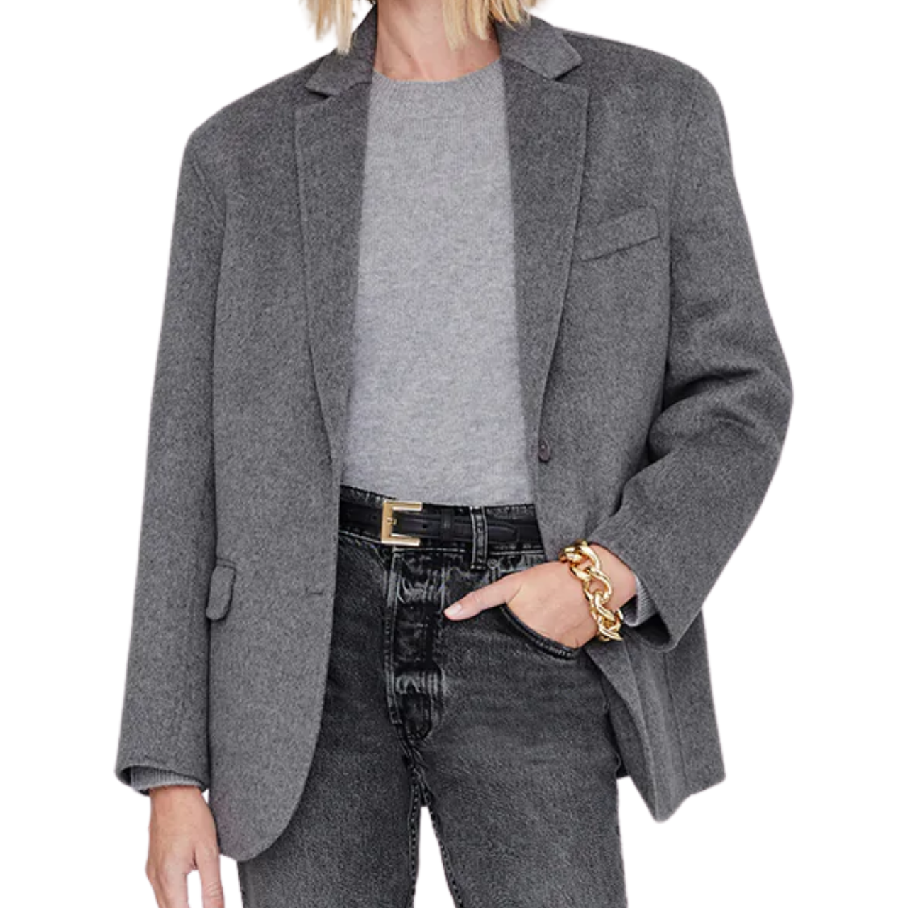 Quinn Blazer Heather Grey