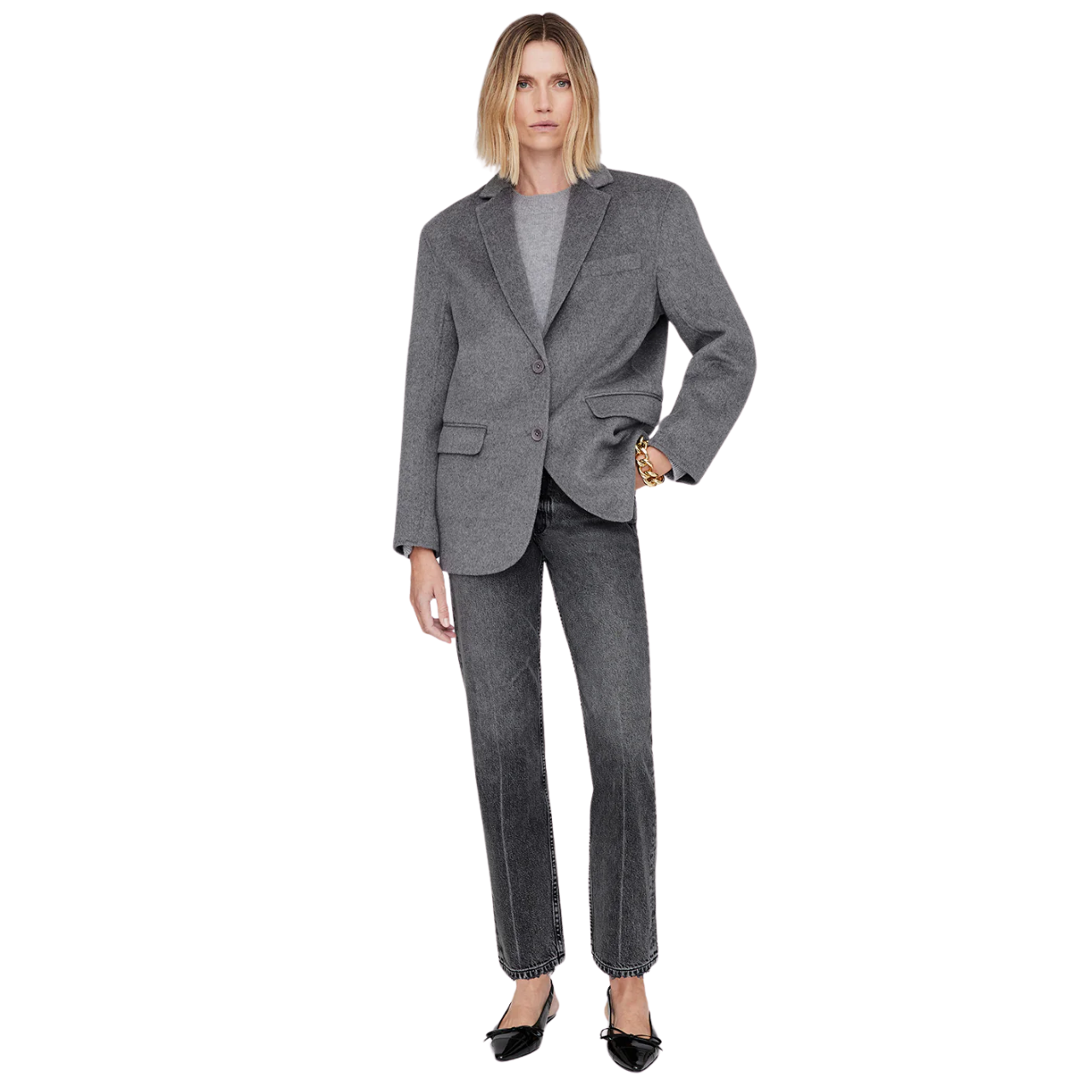 Quinn Blazer Heather Grey