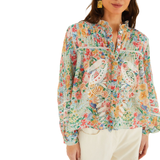 Rendeira Multicolour Cutwork Blouse