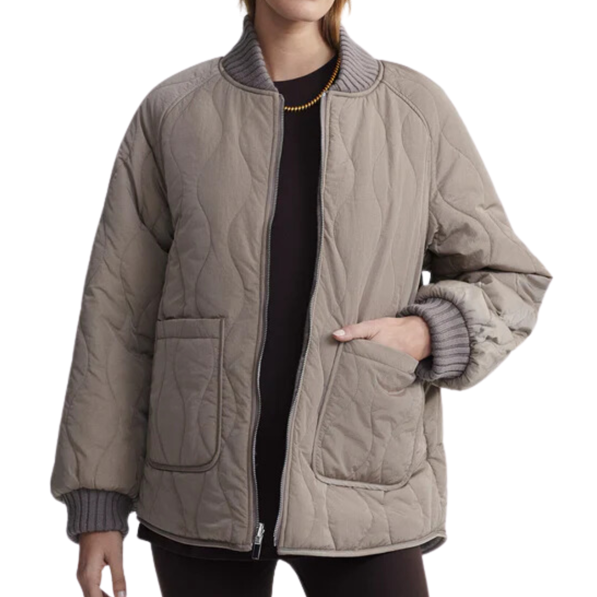 Reno Reversible Quilt Jacket Fungi