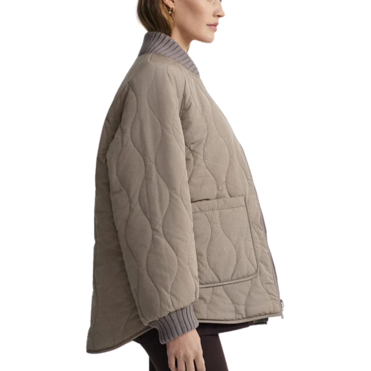 Reno Reversible Quilt Jacket Fungi