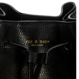 River Crossbody Bag Black Leather