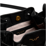 River Crossbody Bag Black Leather
