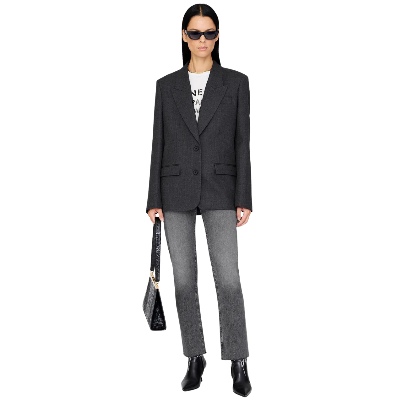 Ross Blazer Dark Grey