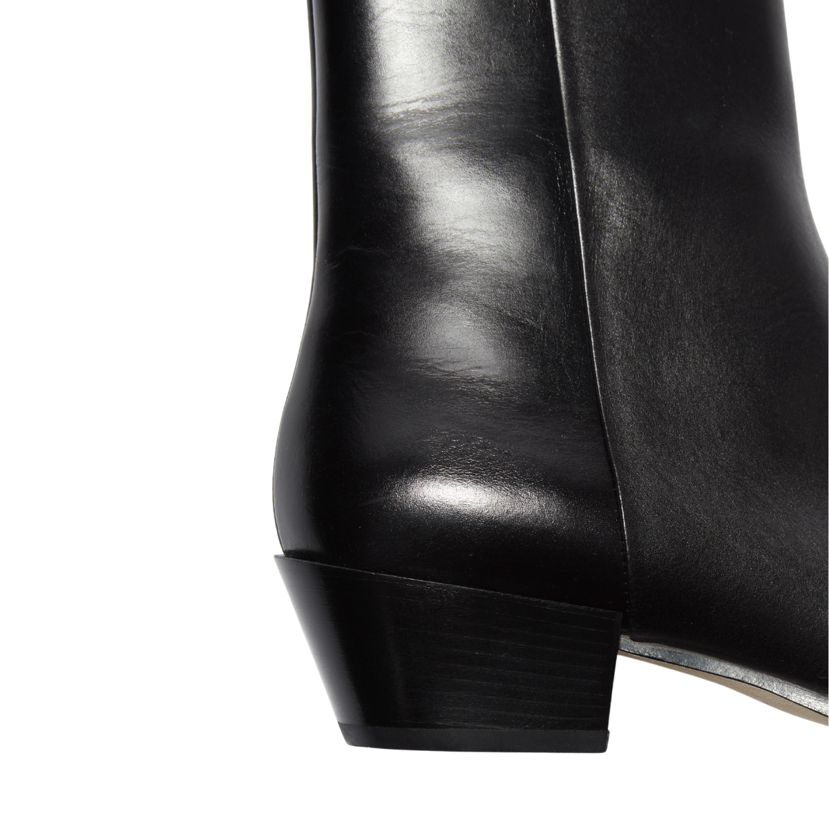 Ruby Calf Leather Boot Black