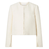 Ruthie Cropped Boucle Blazer Vanilla