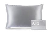 Queen Silk Pillowcase - Silver