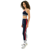 Sam High Waist Rigor 7/8 Indigo/White