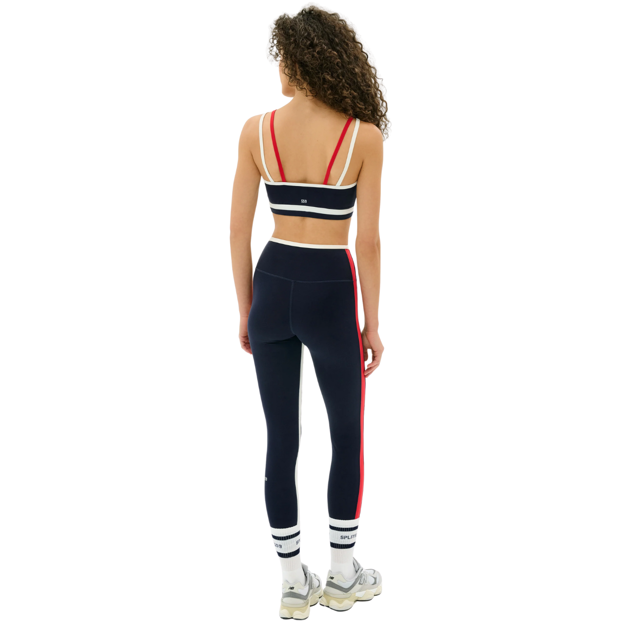 Sam High Waist Rigor 7/8 Indigo/White