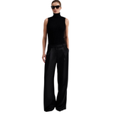 Sarah Elastic Waist Satin Pants