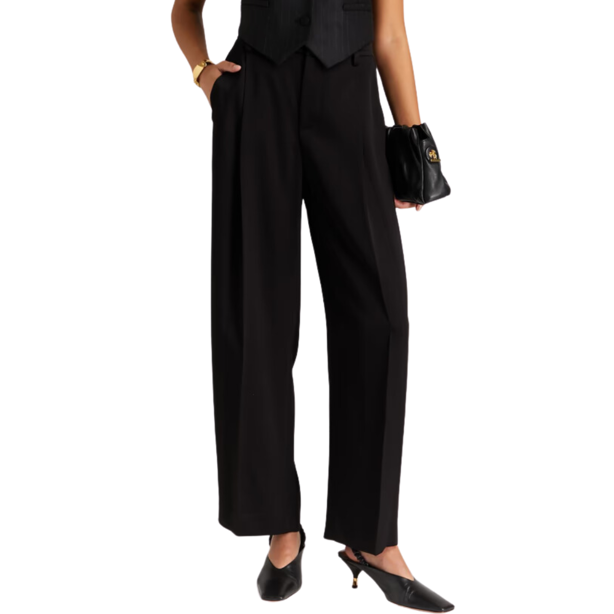 Satin Wide Leg Trouser