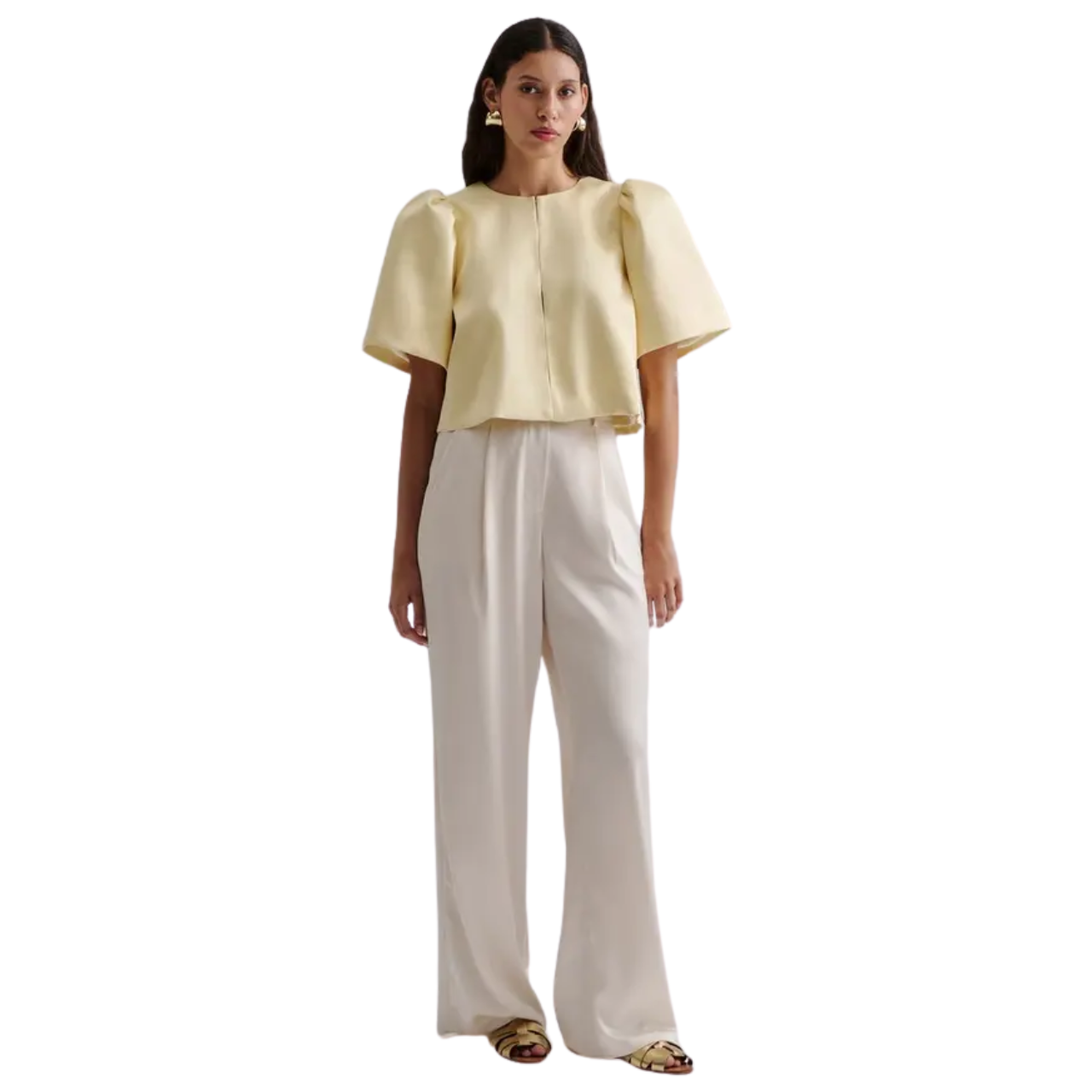 Serena Blouse Lemon