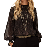 Shamy Top Marron