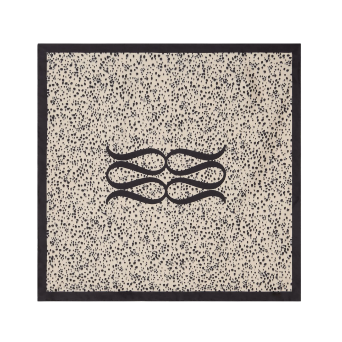 Silk Twill Scarf Shaded Dot