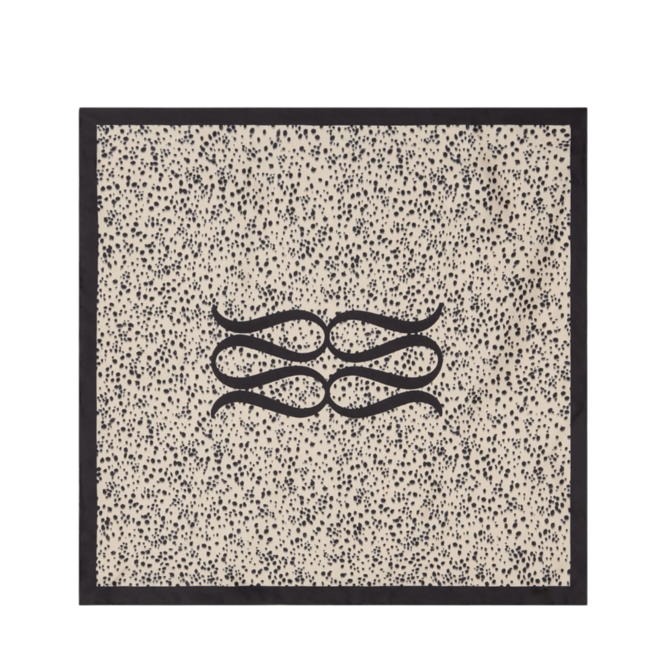 Silk Twill Scarf Shaded Dot