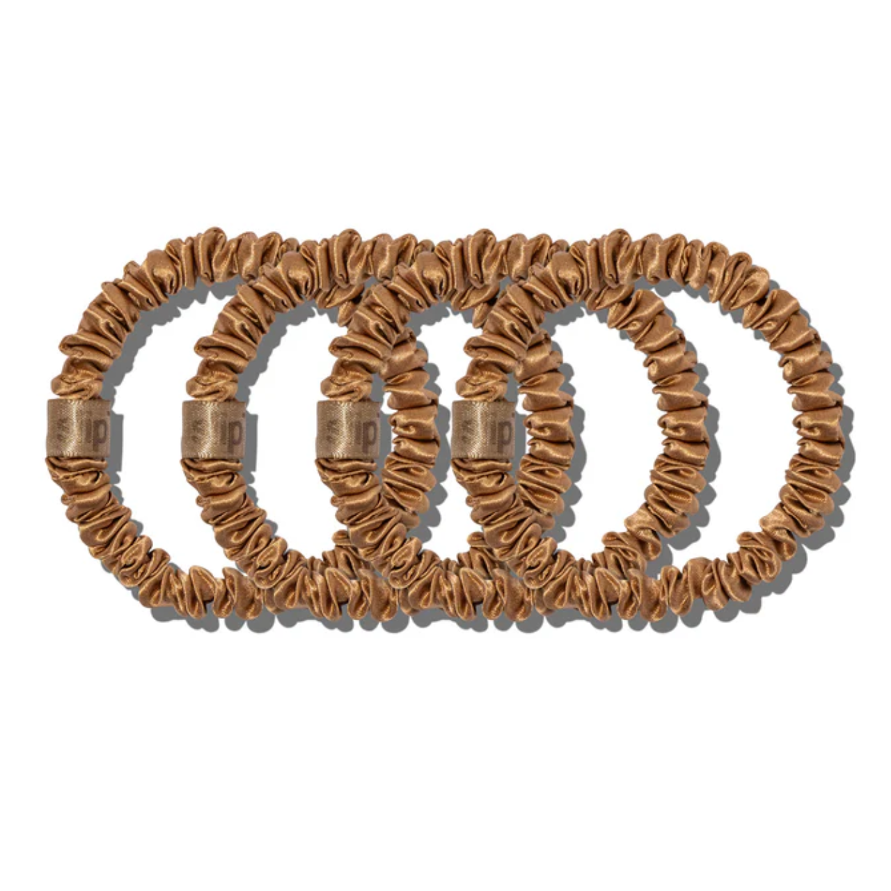 Skinny Scrunchies- Set of 4 Copper