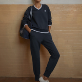 Slim Cuff Pant Navy