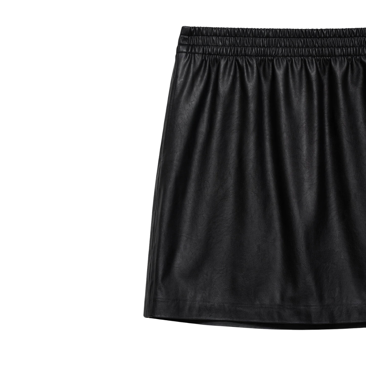 Soto Skirt Black Leather