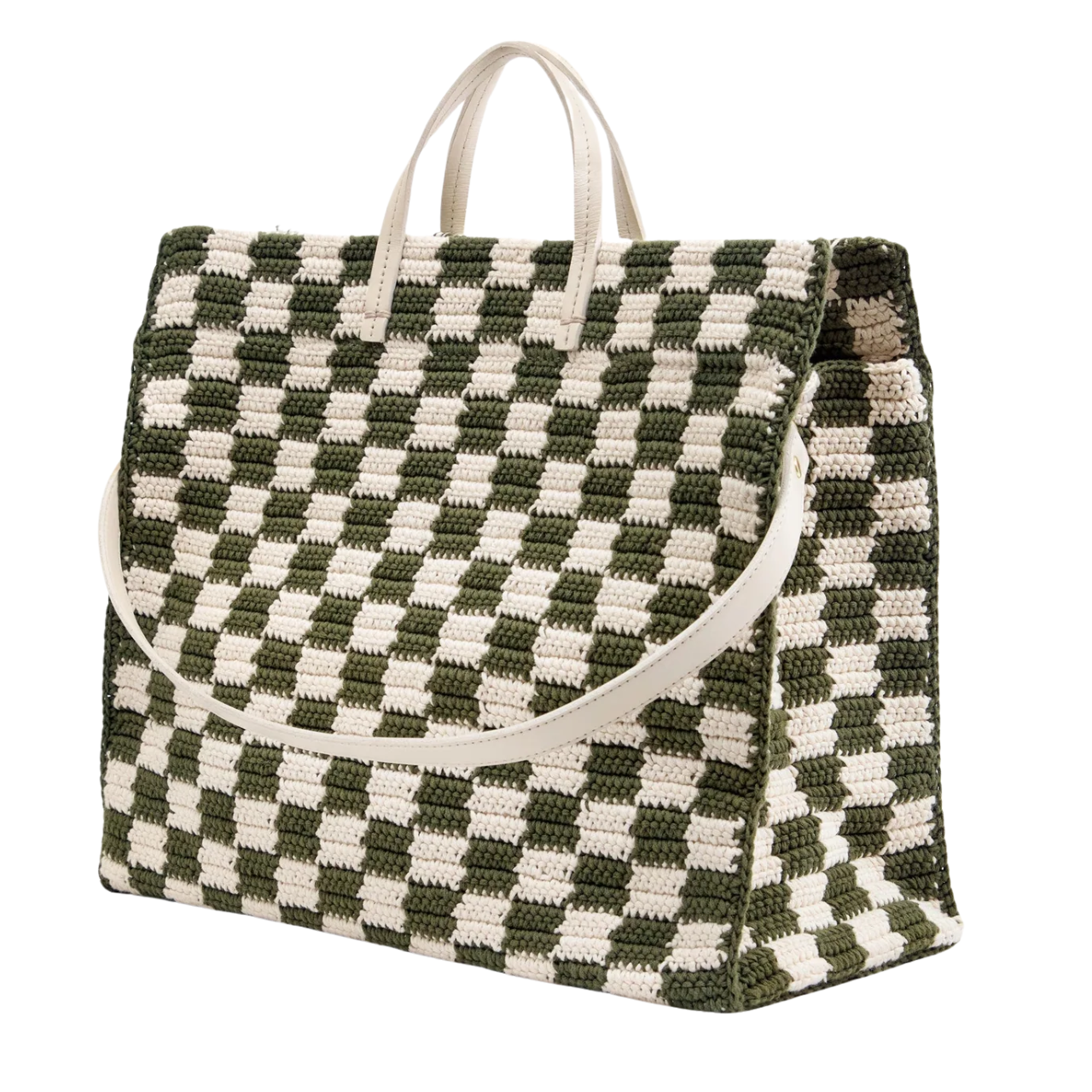 Summer Simple Tote Olive Cream