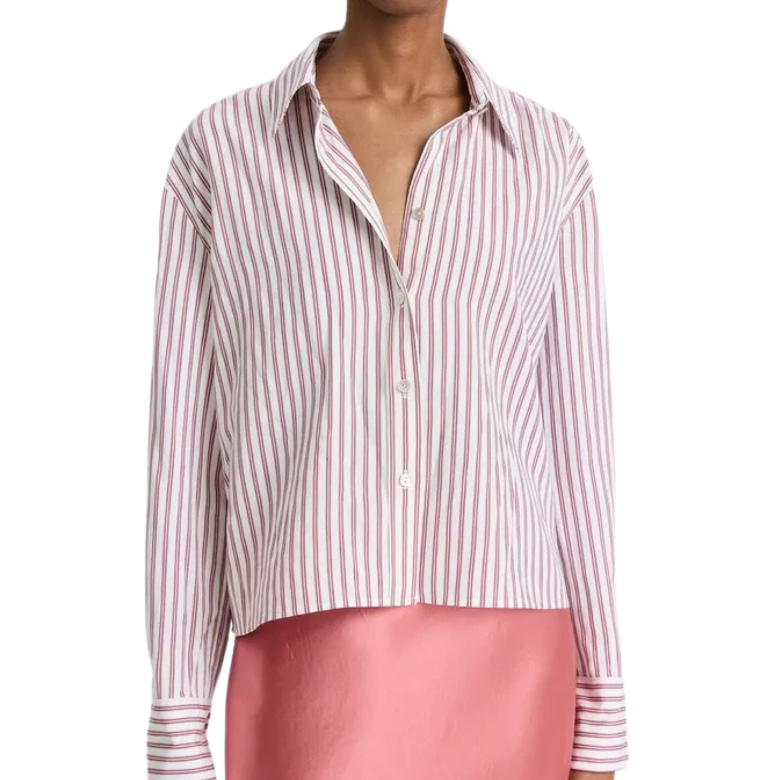 Till Stripe Shirt Peony Wood