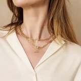 Tbar Necklace Gold