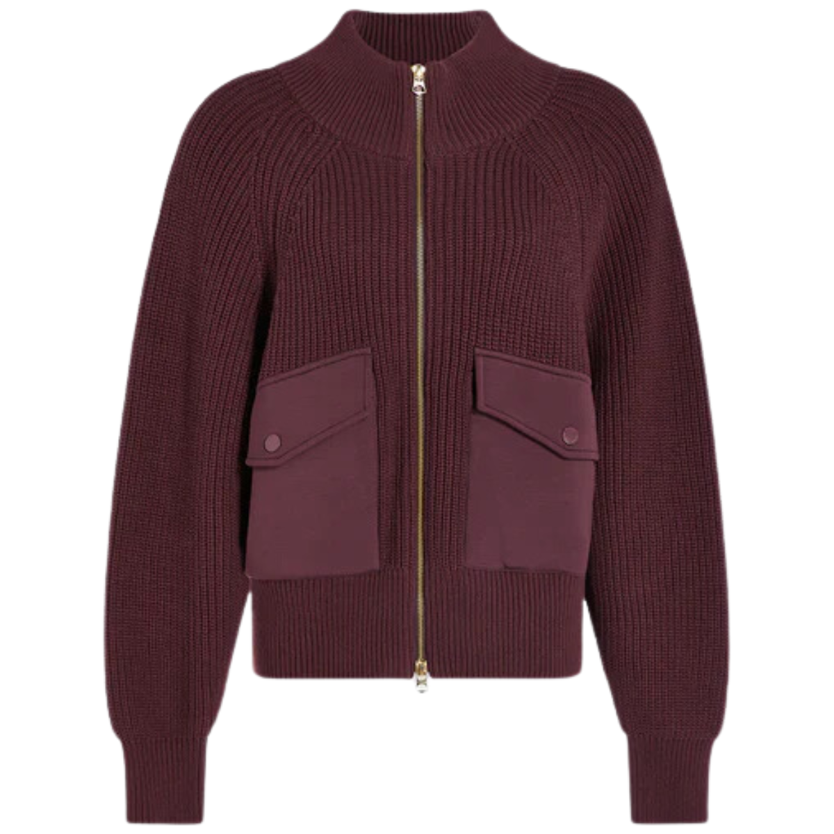 Tessa Knit Jacket Deep Mahogany