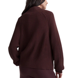 Tessa Knit Jacket Deep Mahogany