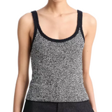 Textured Micro-Stripe Tank