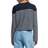 The Knit Boxy Stripe LS